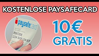 2016 KOSTENLOSE PAYSAFECARDS VERDIENEN [upl. by Eiramrefinnej965]