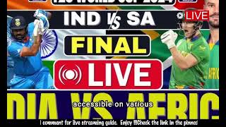 Touchcric India vs SA Final Live Streaming Crictime Mobilecric T20 World Cup [upl. by Rand527]