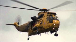 LAST EVER RAF Seaking display at Cosford 2015 [upl. by Trill430]