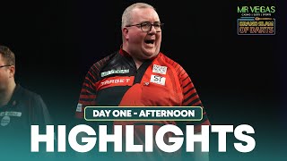 UNDERWAY IN WOLVES Day One Afternoon Highlights  2024 Mr Vegas Grand Slam of Darts [upl. by Yrogreg547]