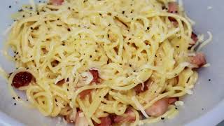 Паста Карбонара с беконом Pasta Carbonara with bacon [upl. by Oir242]