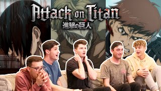 CRAZIEST EPISODE EVERAnime HATERS Watch Attack on Titan 4x27  quotRetrospectivequot ReactionReview [upl. by Aynotak]