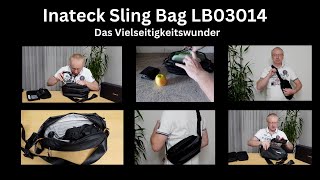 Inateck Sling Bag LB03014 ein Multitalent [upl. by Oicnecserc12]