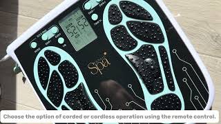 Sensio Spa Circulation Promoter Foot amp Legs Blood Circulation EMS amp TENS With 99 Intensity Levels [upl. by Airdnala]