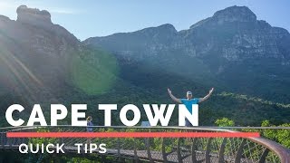 Tips for Cape Town South Africa [upl. by Erminia630]