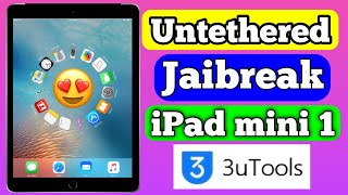 Untethered Jailbreak iPad mini 1 iOS 935 by 3utool [upl. by Calica259]