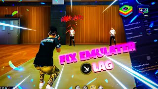 Fix Emulater Lag in 2 Min Free Fire  Bluestacks 5  Bluestacks 4 [upl. by Elinad]