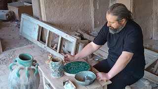 BATIK Printing Technique REVOLUTIONIZES Pottery Calligraphy [upl. by Niai203]