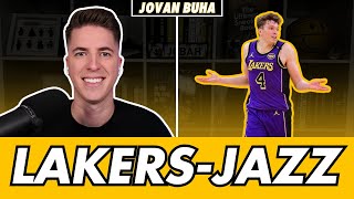 LakersJazz postgame reaction Dalton Knecht ERUPTS for 37 points nine 3s in LAs 6th straight win [upl. by Melody]