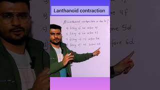 Lanthanoid contraction is due to neet chemistry jee boardexam cbse hbse trending shortsfeed [upl. by Ethe956]