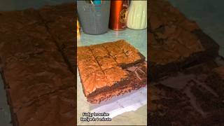 Fudge Brownies Recipe in just 1 minute brownies short baking [upl. by Ellevart]