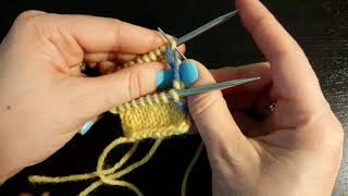 Kitchener Stitch in Stockinette [upl. by Wahlstrom993]