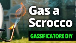 FARE UN GASSIFICATORE per estrarre GAS dal legno [upl. by Deaner]