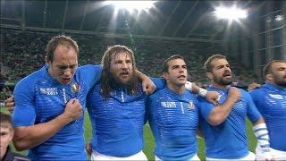 Italy sing passionate national anthem at RWC 2011 [upl. by Euphemia]