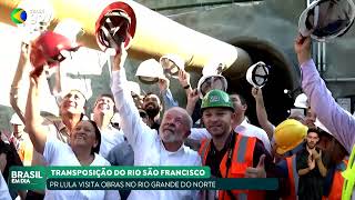 LULA VISITA OBRAS DA TRANSPOSIÇÃO DO SÃO FRANCISCO NO RIO GRANDE DO NORTE [upl. by Melina]