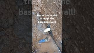 Water line leaking How to fix it now that its found Wesdoesit plumbing repair pex DIY [upl. by Balling]