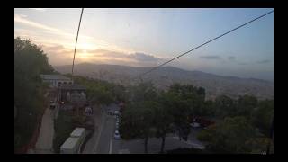 Barcelona Cable Car Telefèric de Montjuïc To Montjuic Castle  Amazing View 🥳 Castell [upl. by Appilihp467]