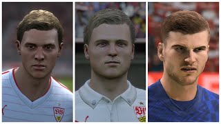 Timo Werner Face Evolution FIFA 14 to FIFA 22 [upl. by Davida]