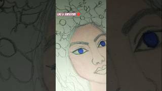 Acrylic painting ❤️😍😉🔥🔥art ytbshorts viralvideo shorts blueeyes easypainting [upl. by Roque]