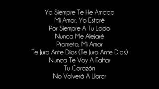 Nsync  Yo Te Voy Amar lyrics [upl. by Amund]