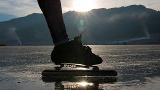 Eislaufen am Weissensee der 1 Tag [upl. by Muns470]