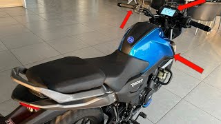 Lo Agayi 2024 TVS Raider 125 Connected TFT Model Details Review  On Road price Mileage features [upl. by Slemmer231]