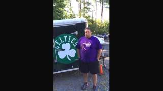 Marty Simmons iced by Boston Celtics Brad Stevens in ALS Ice Bucket Challenge [upl. by Atterual]