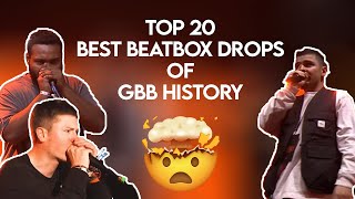 TOP 20 BEST SOLO BEATBOX DROPS OF GBB HISTORY [upl. by Orteip]