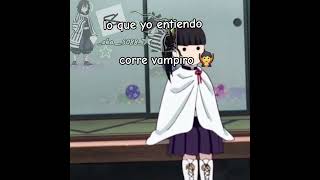 Corre vampiro 🧛 🏃 demonslayer kimesutnoyaiba anime kny kanao [upl. by Karrah]