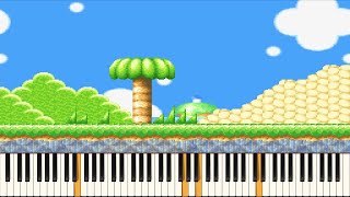 Ripple Field 1  Kirbys Dream Land 3 OST  Piano  Midified [upl. by Swayne652]