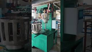 this machine can be used for Welded fan grille  create round storage baskets trash cans machine [upl. by Ashbaugh450]