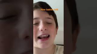 POV how babies talk [upl. by Stavro853]