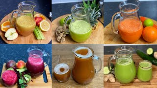 6 incredible Juice Recipes that are super healthy and Cheap to make [upl. by Brom390]