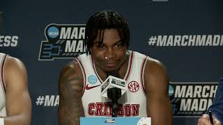 Alabama Basketball Postgame Press Conference  NCAA Tournament Round 1 [upl. by Aubree]