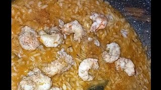 risotto langoustines 🦐🍲🧡 [upl. by Nivrad96]