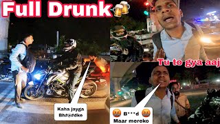 Extreme Road Rage With Drunk Men🤬  Gali Dedi🤬 local vs biker  NCR BIKERZ [upl. by Vassar]