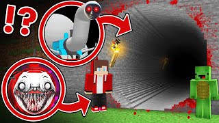 MAIZEN  JJ and Mikey Found Thomas amp Charles Longest Tunnel Story  Minecraft Animation JJ amp Mikey [upl. by Llednyl]