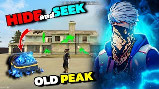 Playing Hide amp Seek In Old Peak 😱 Impossible Challenge 😊  Garena free fire [upl. by Adimra301]