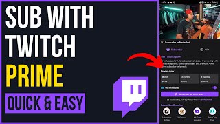 How to Use Twitch Prime Sub on Android amp iPhone 2024 [upl. by Annor]