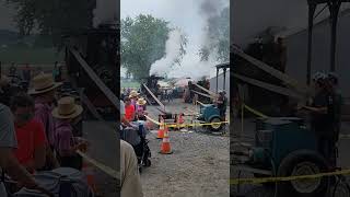 Steam Traction Engine on the Dyno at Rough and Tumble 2024 Threshermans reunion steamengines [upl. by Ayanat]