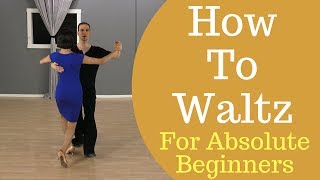 How To Waltz Dance For Beginners  Waltz Box Step [upl. by Prudie]