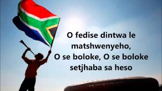 Nkosi Sikelel iAfrika south african national anthem with lyrics  Inno nazionale sudafricano [upl. by Shay]