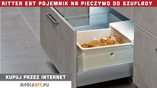 RITTER EBT Pojemnik na pieczywo do zabudowy w szufladzie CERAMICZNY [upl. by Leunas557]