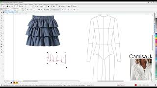 CorelDRAW 2020 Detalhes do vestuário [upl. by Anaidni]