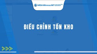 Điều chỉnh tồn kho  MISA MIMOSANET [upl. by Aristotle308]