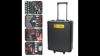 ARTMAN TS899 Rolling Tool Box with Tools [upl. by Gnaoh]