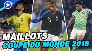 Tous les maillots de la Coupe du monde 2018 [upl. by Maroj]