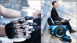 13 ADVANCED GADGETS FOR DISABLED PEOPLE  आधुनिक और कमाल के INVENTIONS 2020  ROBOTIC HAND [upl. by Adnarb]