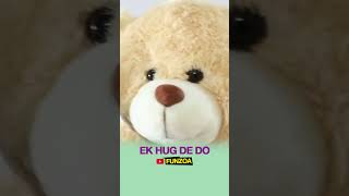 EK HUG DE DO Male Version  Funny Hug Day Song  Mimi Teddy amp Bojo Teddy  Funzoa Teddy Videos [upl. by Yticilef]