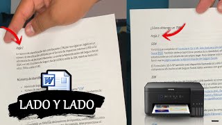 Como Imprimir de lado y lado en una impresora Epson L3150 L3160 L4160 y L3110 [upl. by Akirrehs]